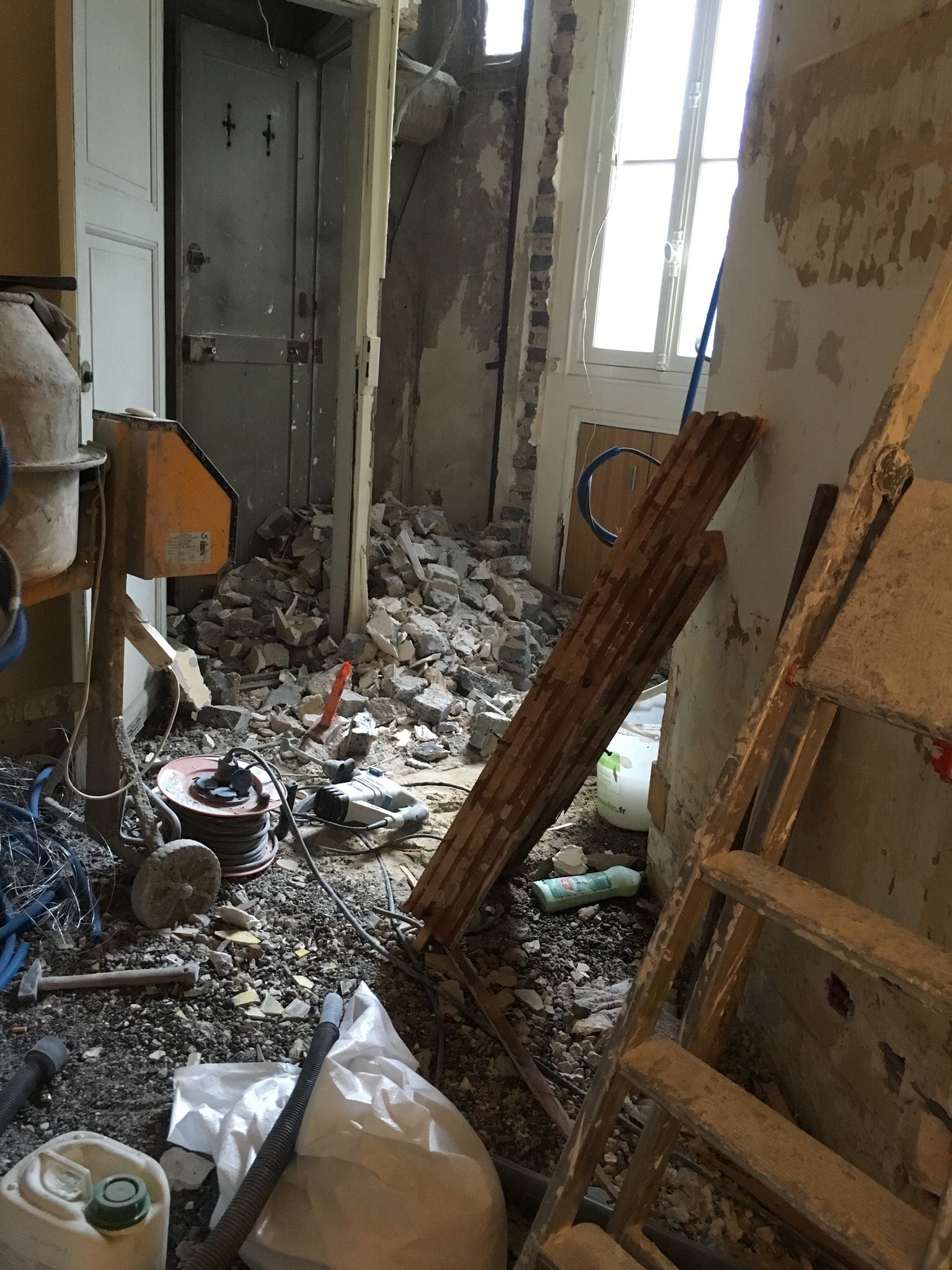 Chantier de démolition, vue 1