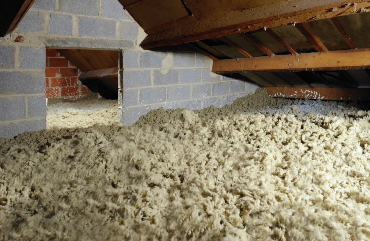 Travaux de flocage et isolation, vue 3