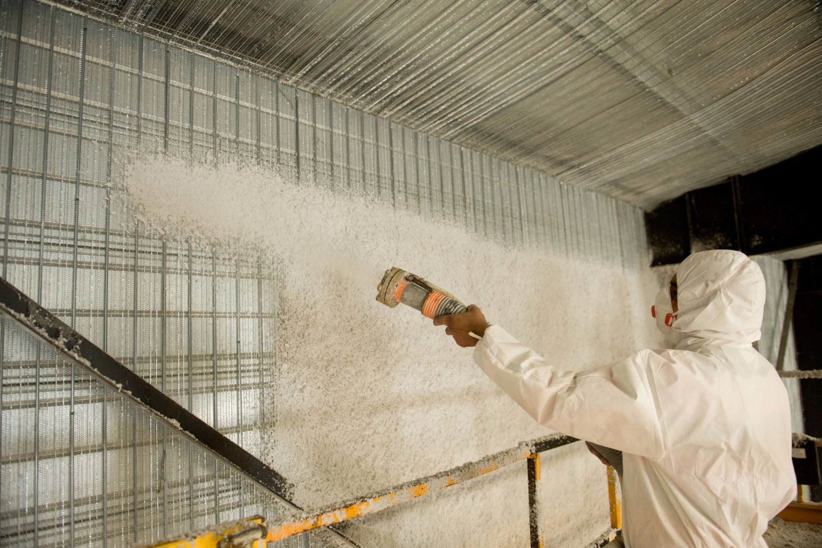 Travaux de flocage et isolation, vue 6