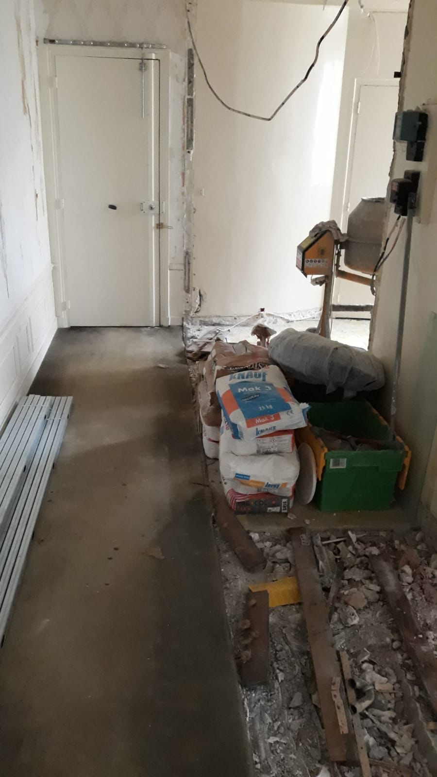 Réalisation de maçonnerie, vue 2